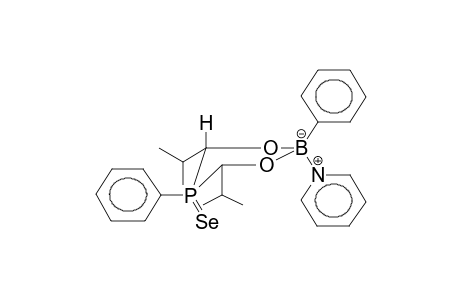 4,6-DIISOPROPYL-2,5-DIPHENYL-5-SELENO-1,3,2,5-DIOXABORAPHOSPHORINANE-PYRIDINE COMPLEX