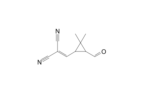 (Z)-2,2-Dimethyl-3-[2,2-dicyanoethenyl]cyclopropane-1-carboxaldehyde