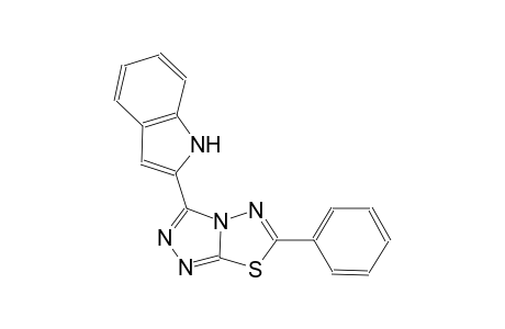 1H-indole, 2-(6-phenyl[1,2,4]triazolo[3,4-b][1,3,4]thiadiazol-3-yl)-