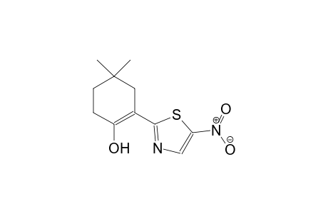 4,4-dimethyl-2-(5-nitro-1,3-thiazol-2-yl)-1-cyclohexen-1-ol