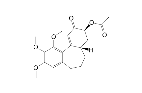 (3.alpha.,4a.alpha.)-3-Acetoxy-3,4,4a,5,6,7-hexahydro-9,10,11-trimethoxy-2H-dibenzo[a,c]cyclohepten-2-one