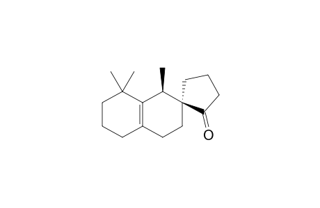 (5R,6S)-4,4,5-trimethyl-1'-spiro[1,2,3,5,7,8-hexahydronaphthalene-6,2'-cyclopentane]one