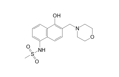 Methanesulfonamide, N-[5-hydroxy-6-(4-morpholinylmethyl)-1-naphthalenyl]-