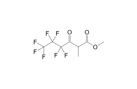 Methyl 2-methyl-3-oxo-3-heptafluoropropylpropanoate