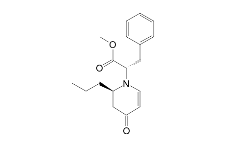 N-([(S)-1-(METHOXYCARBONYL)-ETHYL]-PHENYL)-(6S)-2,3-DIDEHYDRO-6-N-PROPYL-PIPERIDIN-4-ONE