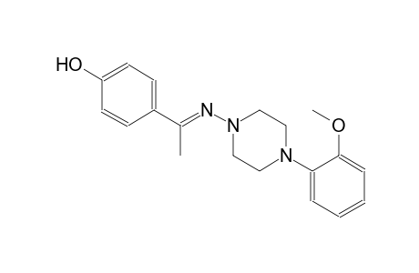 phenol, 4-[(1E)-1-[[4-(2-methoxyphenyl)-1-piperazinyl]imino]ethyl]-