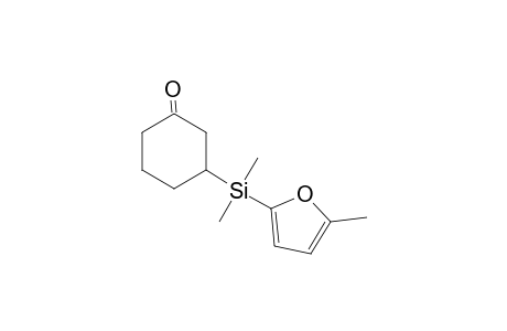 3-[5'-Methyl-2'-furyl(dimethylsilyl)]-cyclohexanone