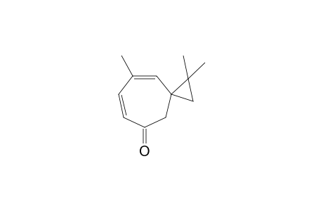 1,1,8-Trimethylspiro[2.6]nona-6,8-dien-5-one