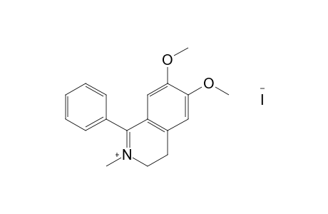 3,4-DIHYDRO-6,7-DIMETHOXY-2-METHYL-1-PHENYLISOQUINOLINIUM IODIDE