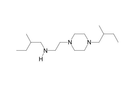 1-(2-(2-Methylbutyl)aminoethyl)-4-(2-methylbutyl)piperazine