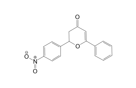 2,3-Dihydro-2-(4-nitrophenyl)-6-phenyl-4H-pyran-4-one
