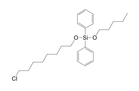 Silane, diphenyl(8-chloroctyloxy)pentyloxy-