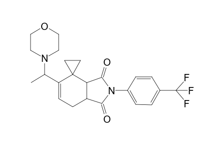 5-[1'-(Morpholin-4"-yl)ethyl]-2-(4"'-trifluoromethyl)phenylspiro[cyclopropane-1',4-(3a,4,7,7a-tetrahydroisoindole)]-1,3-dione