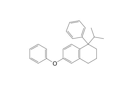 1-Isopropyl-6-phenoxy-1-phenyl-1,2,3,4-tetrahydronaphthalene