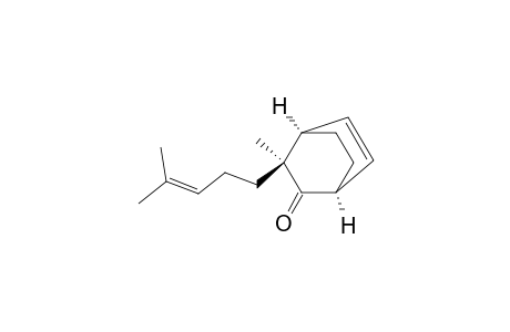 Bicyclo[2.2.2]oct-5-en-2-one, 3-methyl-3-(4-methyl-3-pentenyl)-, (1.alpha.,3.beta.,4.alpha.)-(.+-.)-