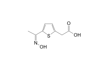 Acetic acid, 2-[5-(1-hydroximinoethyl)-2-thienyl]-