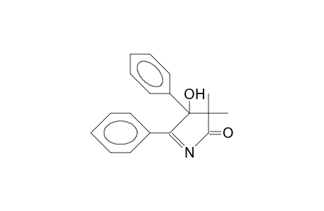 3,4-Dihydro-4-hydroxy-3,3-dimethyl-4,5-diphenyl-2H-pyrrol-2-one