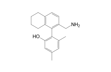 (M)-2-Aminomethyl-1-(2'-hydroxy-4',6'-dimethylphenyl)-5,6,7,8-tetrahydronaphthalene