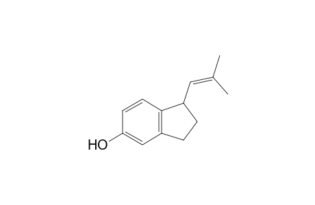 1-(2-methylprop-1-enyl)-2,3-dihydro-1H-inden-5-ol