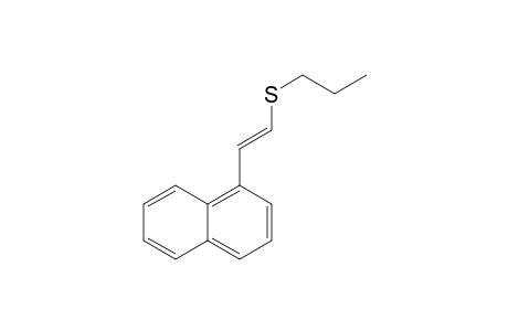 1-((E)-2-Propylsulfanyl-vinyl)-naphthalene
