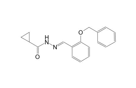 cyclopropanecarboxylic acid, 2-[(E)-[2-(phenylmethoxy)phenyl]methylidene]hydrazide