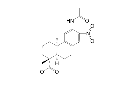 Methyl (1R,4aR,10aR)-6-Acetamido-1,4a-dimethyl-7-nitro-1,2,3,4,4a.9,10,10a-octahydrophenanthrene-1-carboxylate