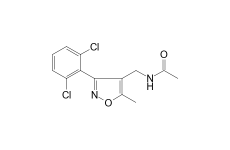 Acetamide, N-[3-(2,6-dichlorophenyl)-5-methyl-4-isoxazolylmethyl]-