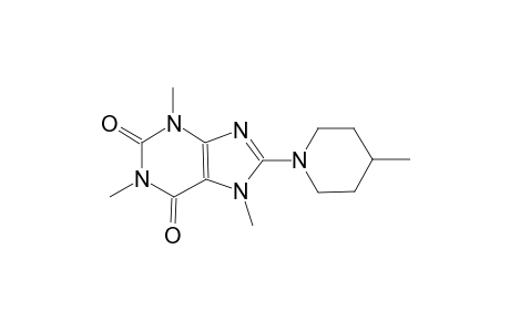1H-purine-2,6-dione, 3,7-dihydro-1,3,7-trimethyl-8-(4-methyl-1-piperidinyl)-