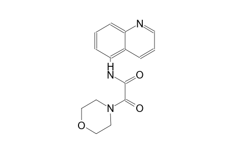 2-(4-morpholinyl)-2-oxo-N-(5-quinolinyl)acetamide