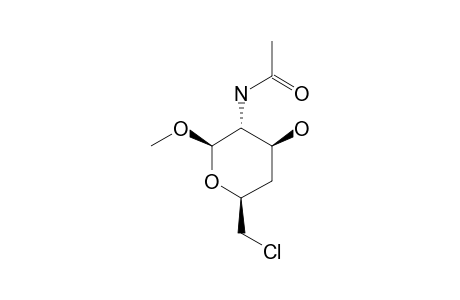 METHYL-2-ACETAMIDO-6-CHLORO-2,4-DIDEOXY-BETA-D-XYLOHEXAPYRANOSIDE