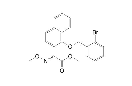 2-Naphthaleneacetic acid, 1-[(2-bromophenyl)methoxy]-alpha-(methoxyimino)-, methyl ester