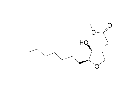 ((3R,4S,5S)-5-Heptyl-4-hydroxy-tetrahydro-furan-3-yl)-acetic acid methyl ester