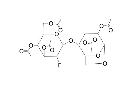 2,3-bis(Acetyloxy)-1,6-anhydro-4-O-[3',4',6'-tri(O-acetyl)-2'-deoxy-2'-fluoro-.beta.-D-glucopyranosyl]-.beta.-D-glucopyranose