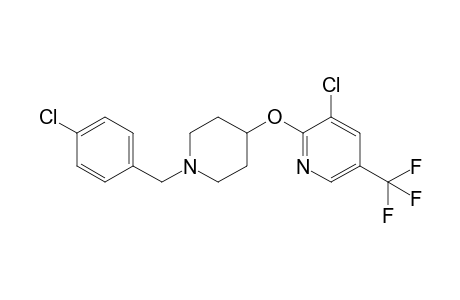 3-Chloro-2-{[1-(4-chlorobenzyl)piperidin-4-yl]oxy}-5-(trifluoromethyl)pyridine