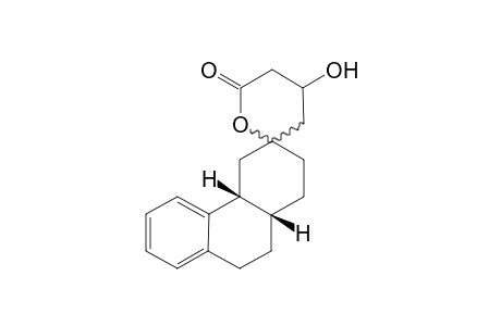 1,2,3,4,5,6-Hexahydro-phenanthren-2-spiro-2'-6'-oxo-1'-oxacyclohexane-4'-ol