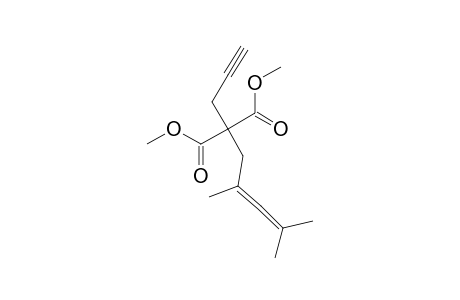 2-(2,4-dimethylpenta-2,3-dienyl)-2-propargyl-malonic acid dimethyl ester