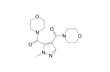 morpholine, 4-[[1-methyl-5-(4-morpholinylcarbonyl)-1H-pyrazol-4-yl]carbonyl]-