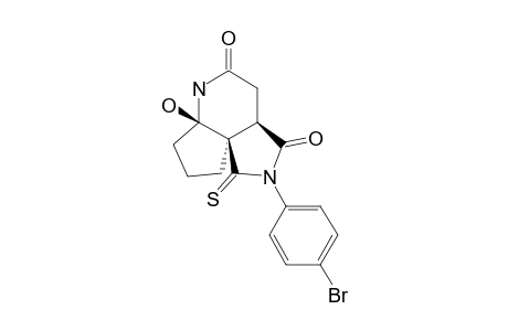 (3AR,6ARS,9ARS)-2-(4-BROMOPHENYL)-6A-HYDROXY-1-THIOXO-DECAHYDRO-1H-CYCLOPENTA-[B]-PYRROLO-[3,4-C]-PYRIDINE-3,5-DIONE