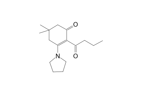 2-butyryl-5,5-dimethyl-3-(1-pyrrolidinyl)-2-cyclohexen-1-one
