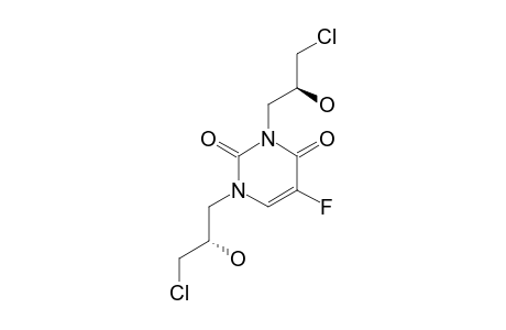 1,3-BIS-(2-HYDROXY-3-CHLOROPROPYL)-5-FLUOROURACIL