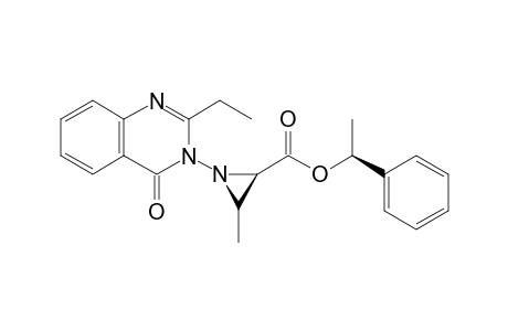 (1R,2R)-1-(2-Ethyl-4-oxo-4H-quinazolin-3-yl)-3-methyl-aziridine-2-carboxylic acid (S)-1-phenyl-ethyl ester