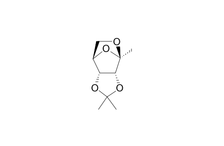 2,6-ANHYDRO-1-DEOXY-3,4-O-ISOPROPYLIDENE-D-PSICOFURANOSE
