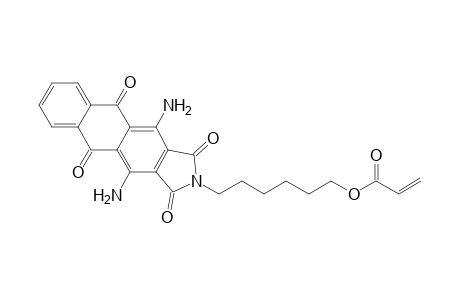 2-Propenoic acid, 6-(4,11-diamino-1,3,5,10-tetrahydro-1,3,5,10-tetraoxo-2H-naphth[2,3-f]isoindol-2-yl)hexyl ester