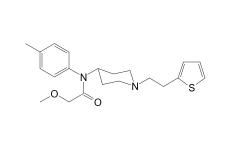 2-Methoxy-N-4-methylphenyl-N-(1-[2-(thiophen-2-yl)ethyl]piperidin-4-yl)acetamide