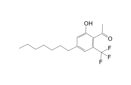 1-[4-Heptyl-2-hydroxy-6-(trifluoromethyl)phenyl]ethanone