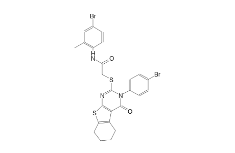 N-(4-bromo-2-methylphenyl)-2-{[3-(4-bromophenyl)-4-oxo-3,4,5,6,7,8-hexahydro[1]benzothieno[2,3-d]pyrimidin-2-yl]sulfanyl}acetamide