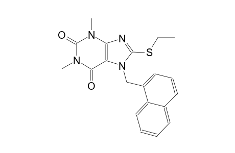 8-(ethylsulfanyl)-1,3-dimethyl-7-(1-naphthylmethyl)-3,7-dihydro-1H-purine-2,6-dione