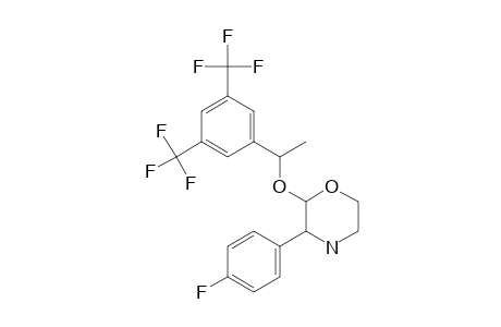 2-[1-[3,5-bis(trifluoromethyl)phenyl]ethoxy]-3-(4-fluorophenyl)morpholine