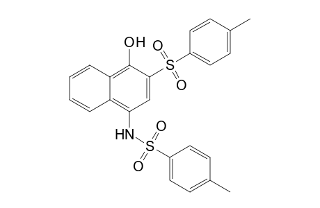 4-Methyl-N-[3-(4-methylphenyl)sulfonyl-4-oxidanyl-naphthalen-1-yl]benzenesulfonamide