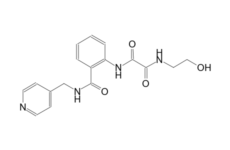 ethanediamide, N~1~-(2-hydroxyethyl)-N~2~-[2-[[(4-pyridinylmethyl)amino]carbonyl]phenyl]-